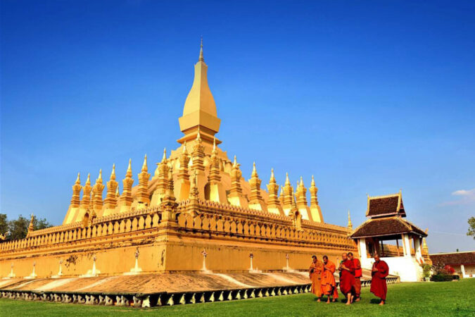 un temple au Laos