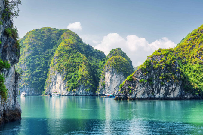 belle photo de la baie d'halong