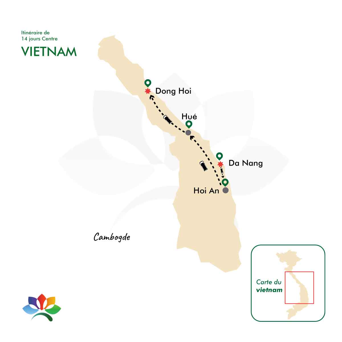 Centre Vietnam 14 jours