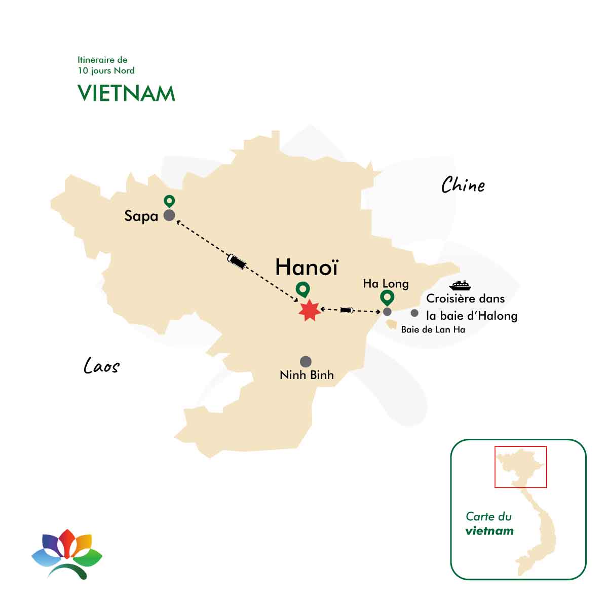 Carte-Vietnam-Nord-vietnam-10-jours-FR